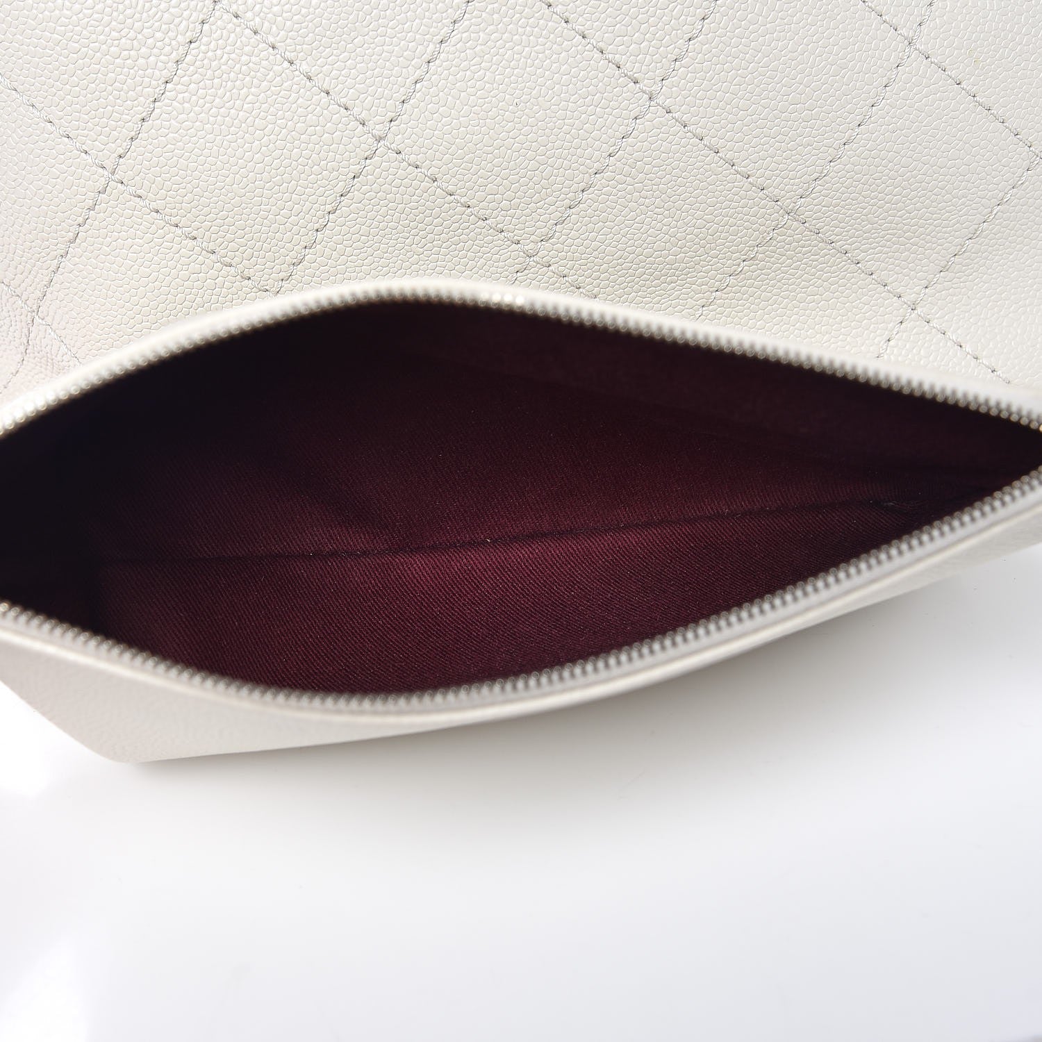 Chanel Grained Calfskin Shopping Fever Tote White 7 of 12