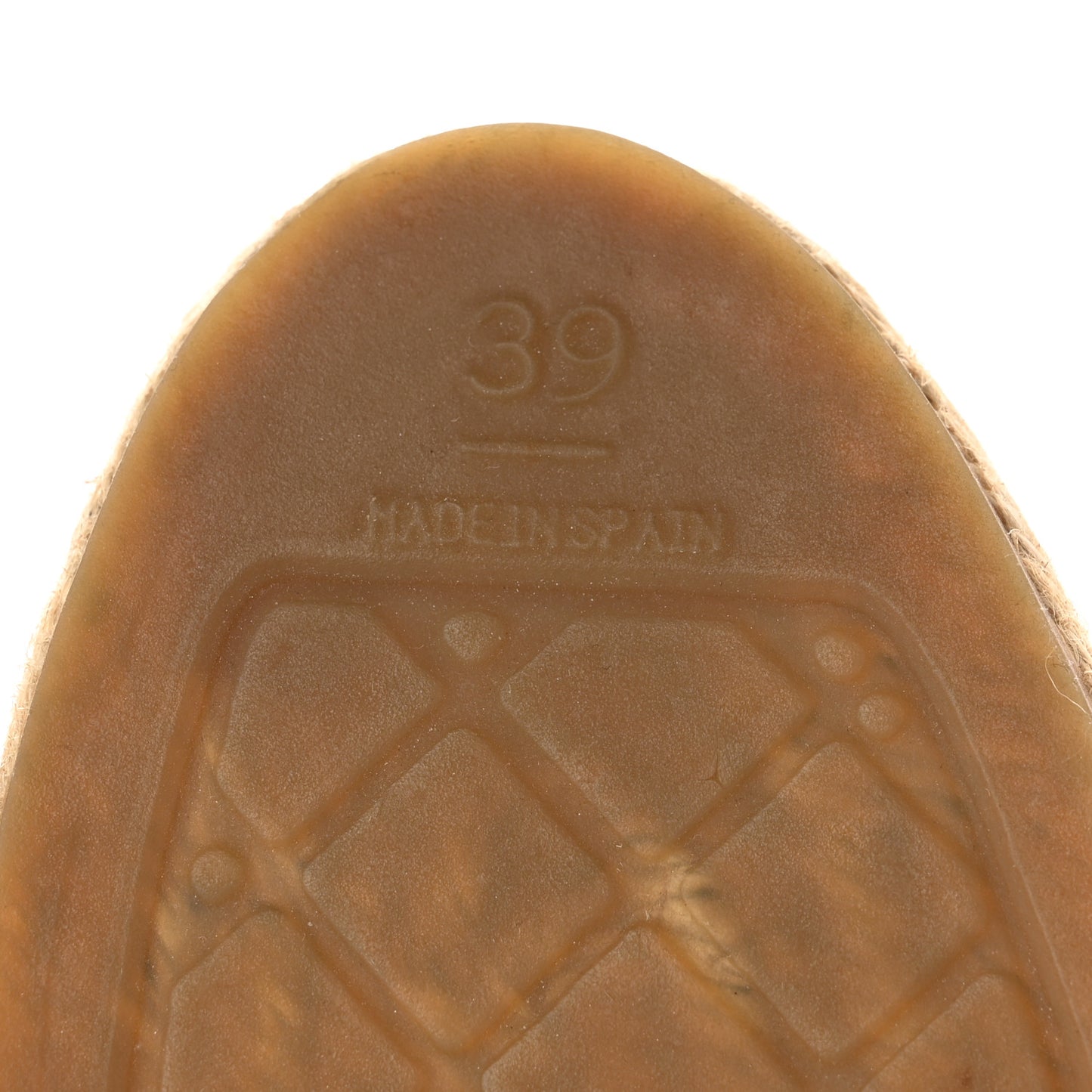 Lambskin CC Espadrilles 39 Black