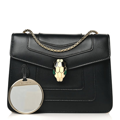 Bulgari Calfskin Serpenti Forever Crossbody Bag Black 1 of 9