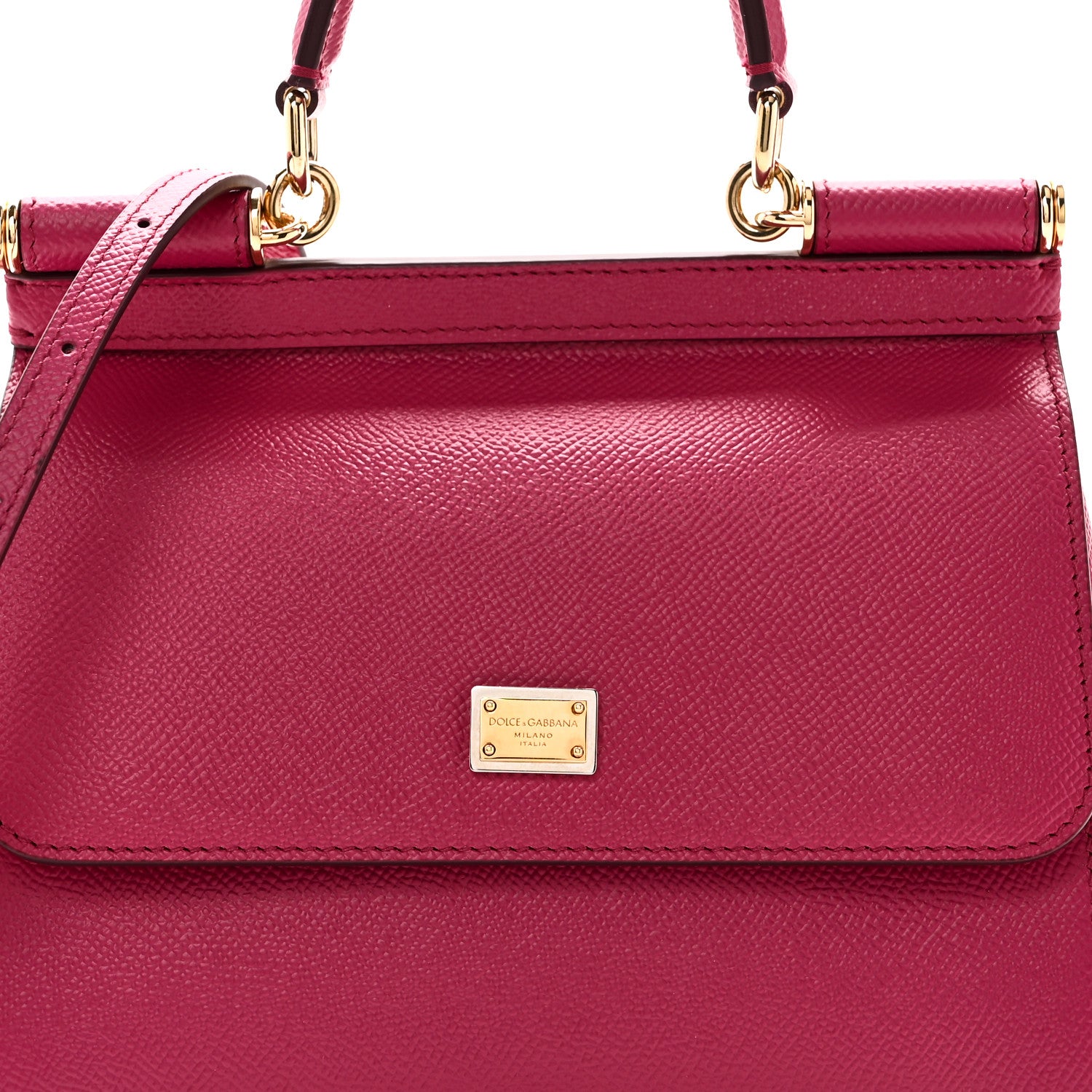 Dolce & Gabbana Dauphine Small Miss Sicily Satchel Ciclamino 7 of 10