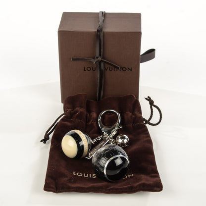 Louis Vuitton Mini Lin Croisette Bag Charm Black 5 of 5