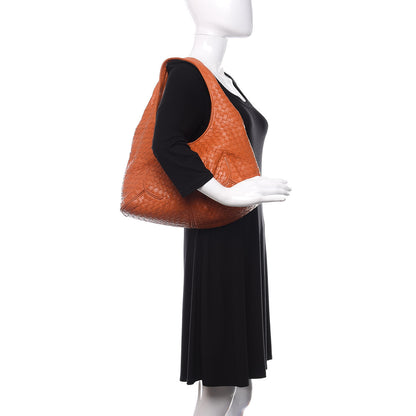 Bottega Veneta Nappa Intrecciato Ball Hobo Orange 2 of 12