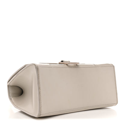 Balenciaga Shiny Box Calfskin Small Hourglass Top Handle Bag Chalky White 4 of 18