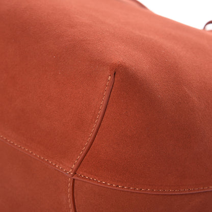 Mansur Gavriel Suede Bucket Bag Brick 11 of 14
