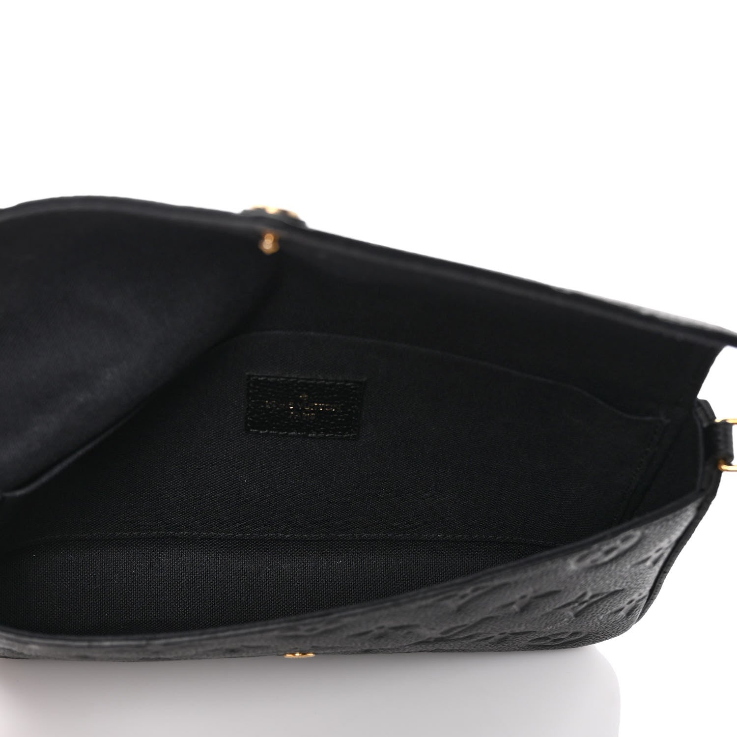 Louis Vuitton Empreinte Pochette Felicie Chain Wallet Black 6 of 11