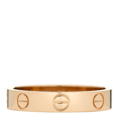 Cartier 18K Yellow Gold 3.5mm LOVE Wedding Band Ring 52 6 3 of 5