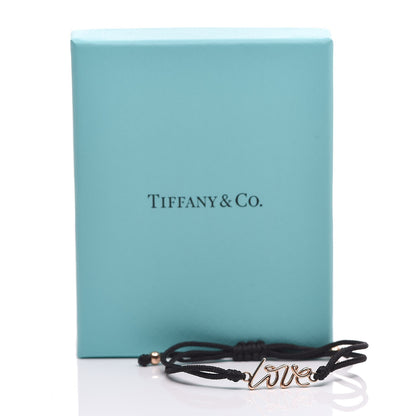 Tiffany 18K Rose Gold Paloma Picasso Grafitti Love Cord Bracelet 5 of 5