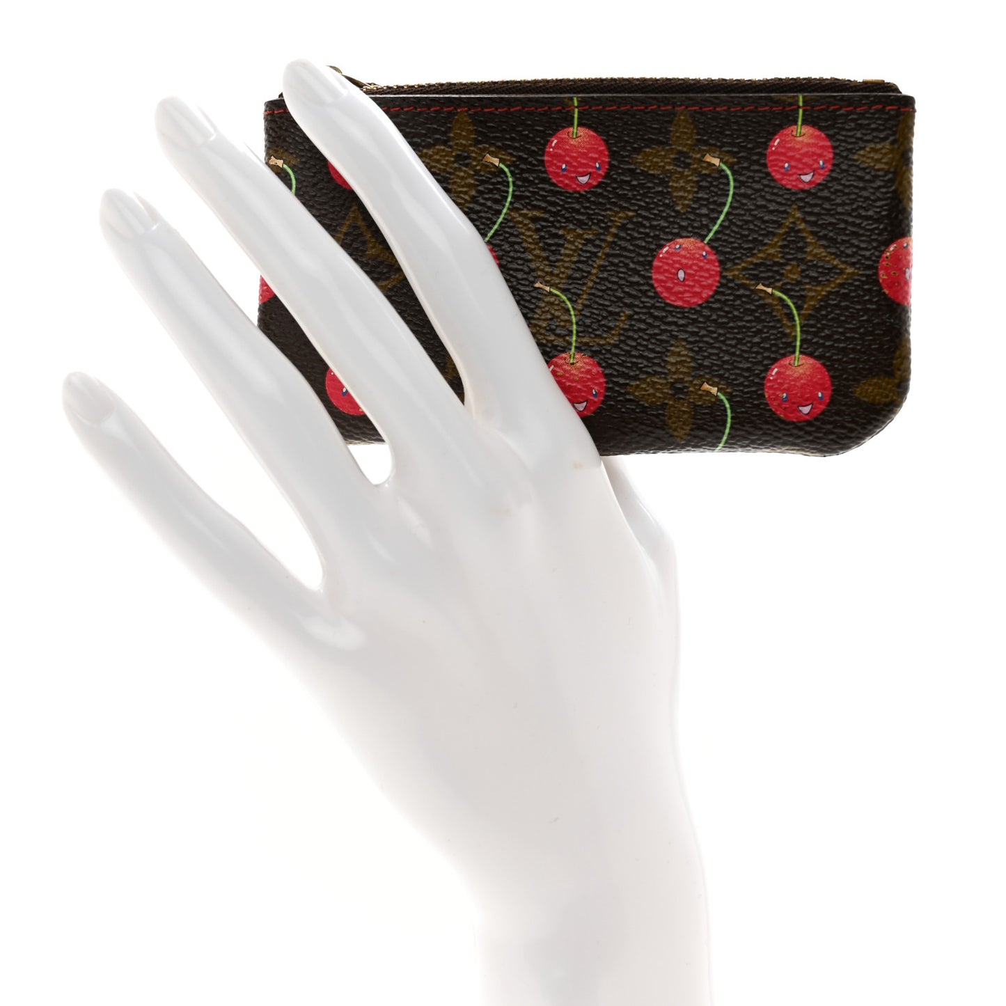 Monogram Cerises Key Pouch