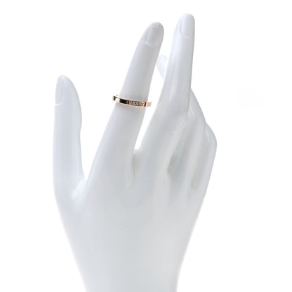 Cartier 18K Pink Gold Diamond Maillon Panthere Wedding Band Ring 51 5.75 2 of 6