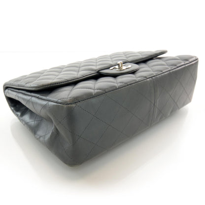 Chanel Lambskin Jumbo Flap w Bijoux Chain Grey 4 of 9