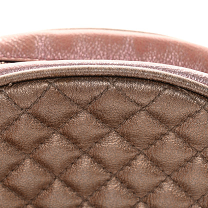 Gucci Laminated Nappa Trapuntata Mini Zumi Dome Shoulder Bag Rosa Lago Rame 10 of 10