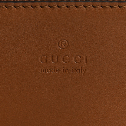 Gucci Calfskin Totissima Pouch Brown 6 of 7