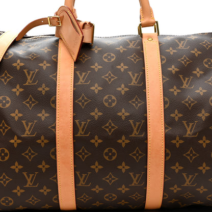 Louis Vuitton Monogram Keepall Bandouliere 50 7 of 13