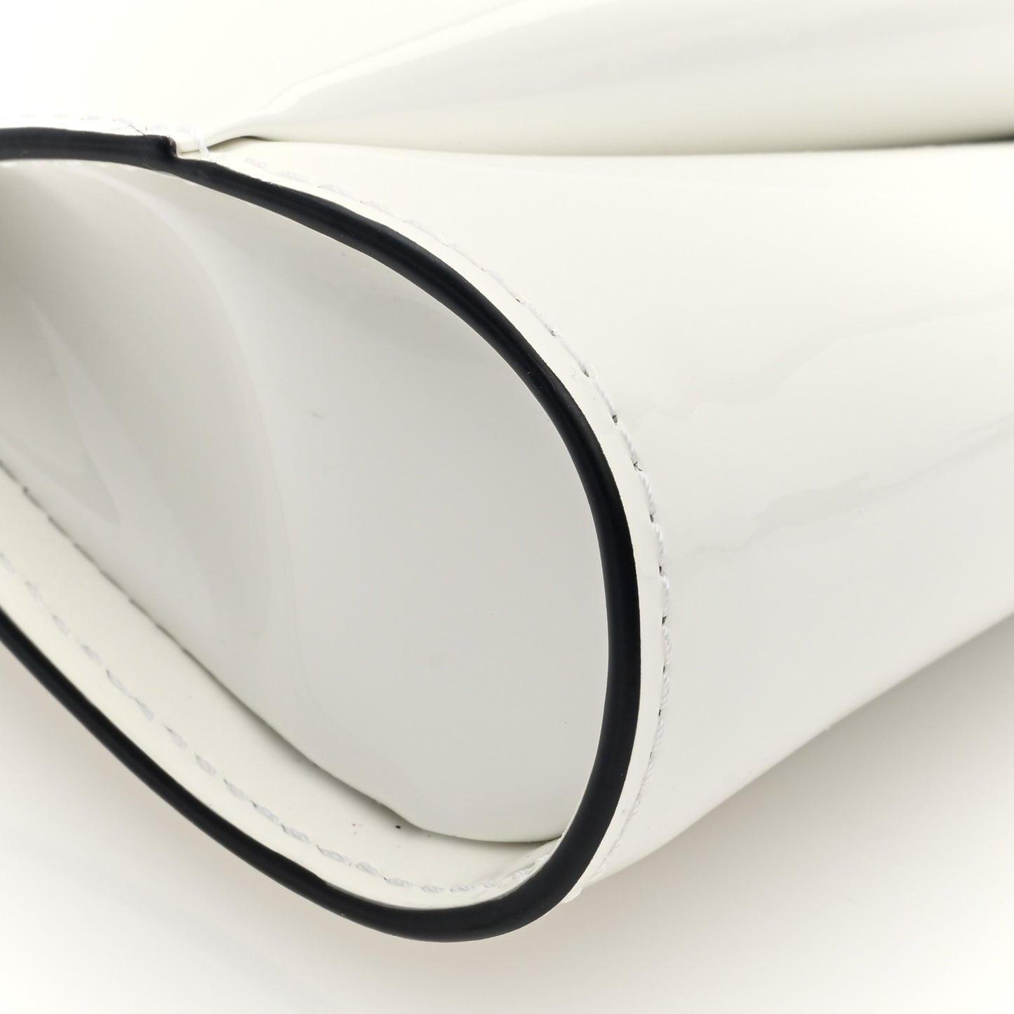 Patent Psychic Loubitwist Clutch White