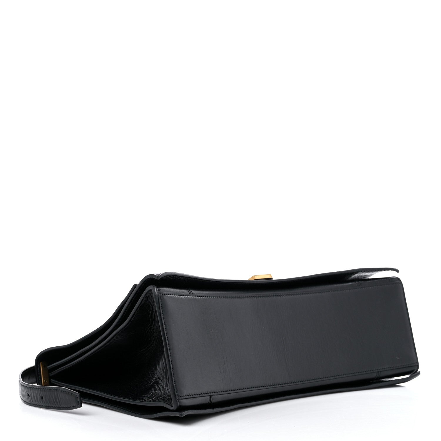Balenciaga Paper Calfskin Large Crush Sling Bag Black 4 of 14