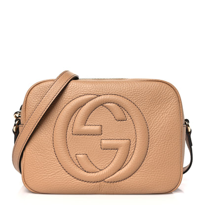 Gucci Pebbled Calfskin Small Soho Disco Bag Camelia 1 of 10