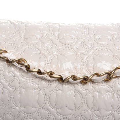 Chanel Vinyl Rock in Moscow Jumbo Flap White 10 of 10