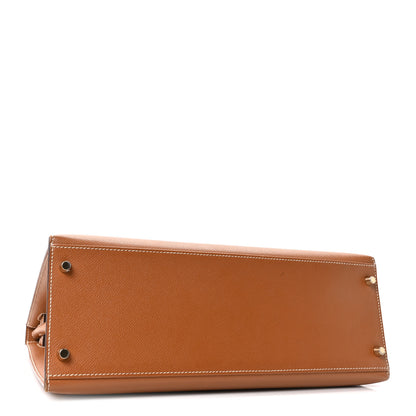 Hermes Epsom Kelly Sellier 35 Gold 4 of 10