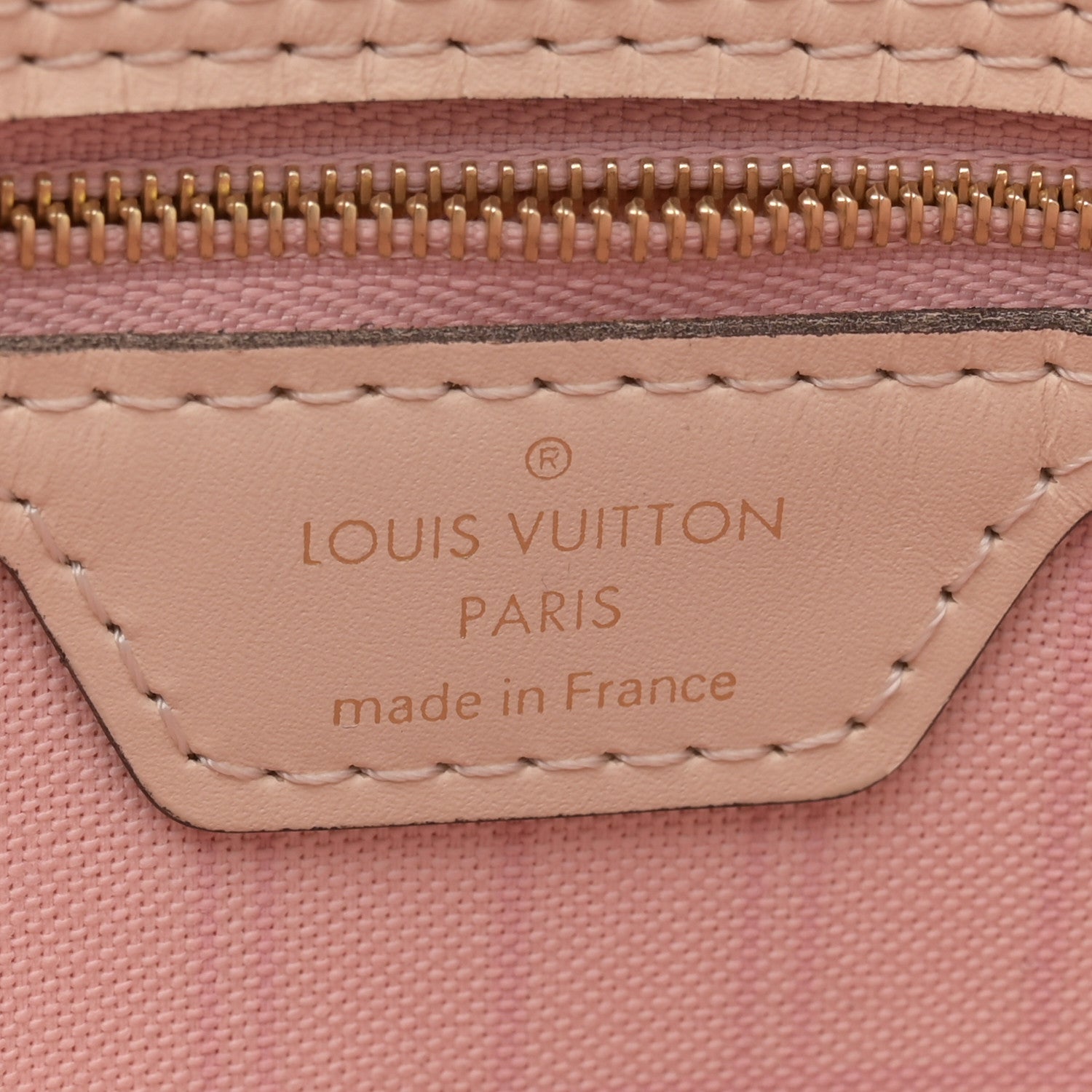 Louis Vuitton Damier Azur Braided Neverfull MM Pink 6 of 9