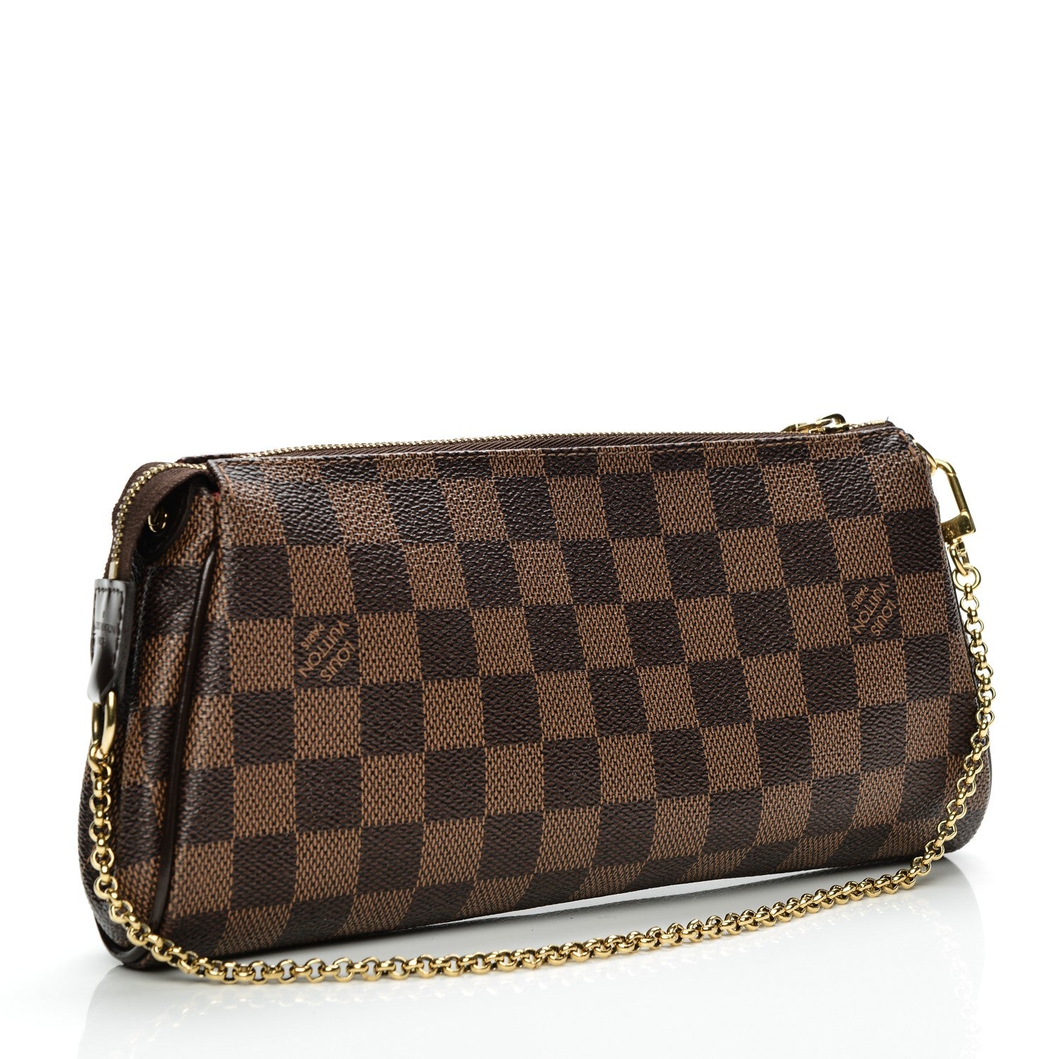 Louis Vuitton Damier Ebene Eva Clutch 3 of 8