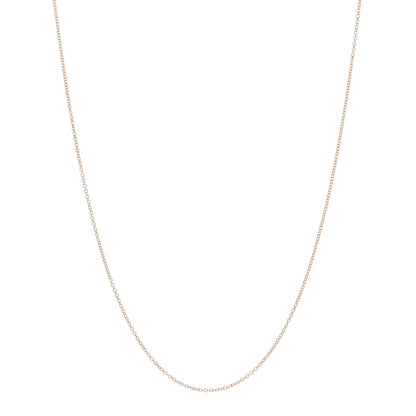Tiffany 18K Rose Gold Chain Necklace 18" 1 of 4