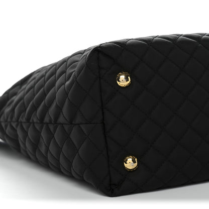 Prada Tessuto Nylon Quilted Shopping Tote Black 8 of 13