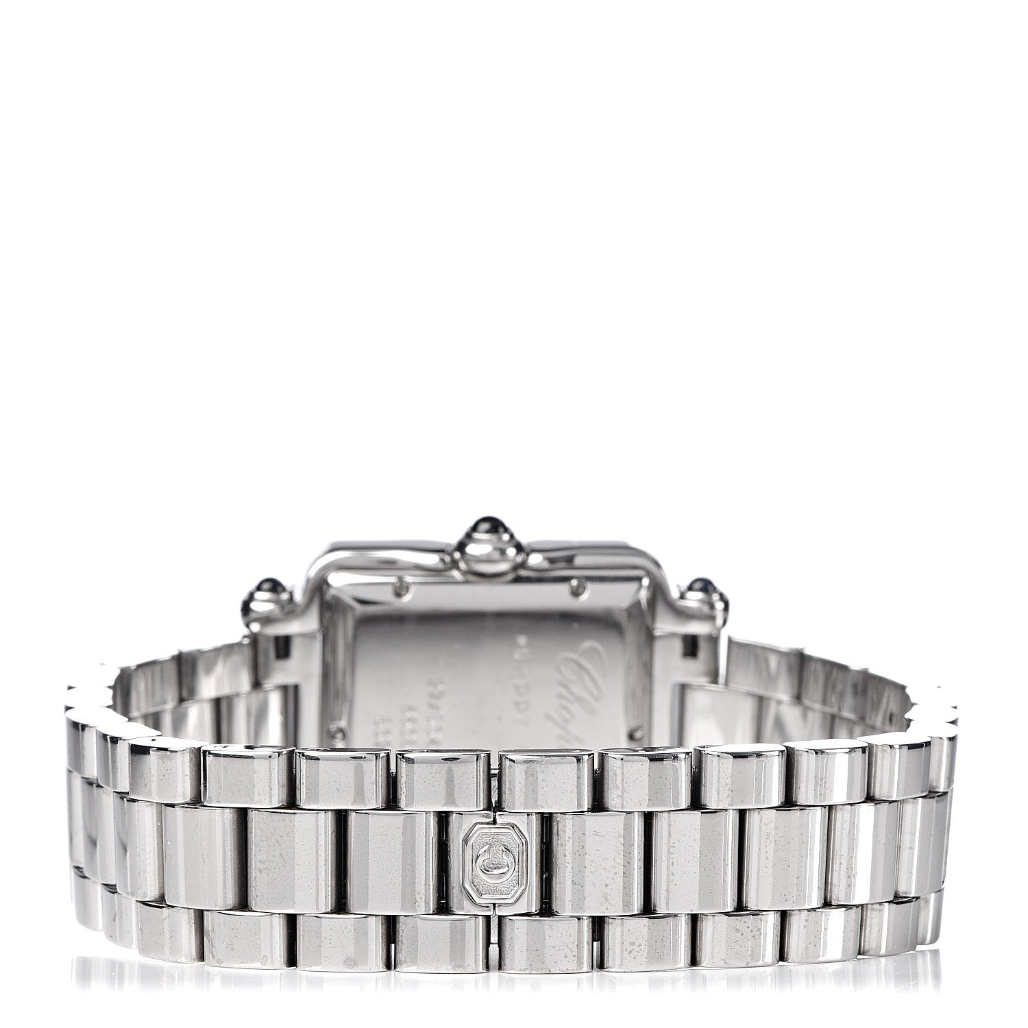 Chopard Stainless Steel 7 Diamond 27mm Happy Sport Quartz Watch Black 4 of 7