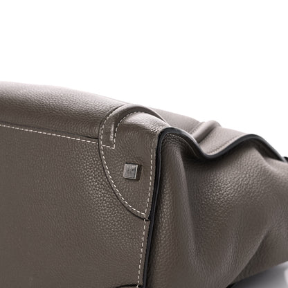 Celine Drummed Calfskin Mini Luggage Souris 13 of 17