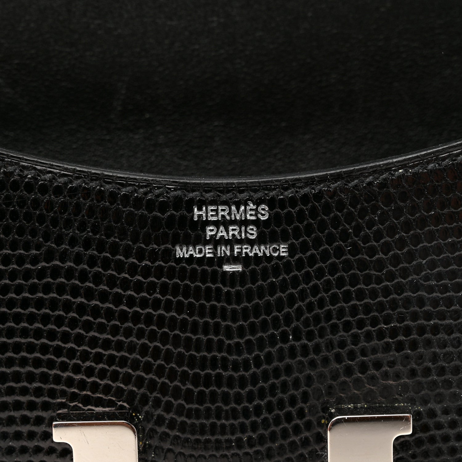 Hermes Lizard Constance Slim Wallet Black 8 of 14