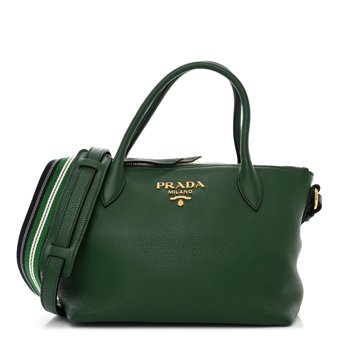 Vitello Daino Shopping Tote Foresta
