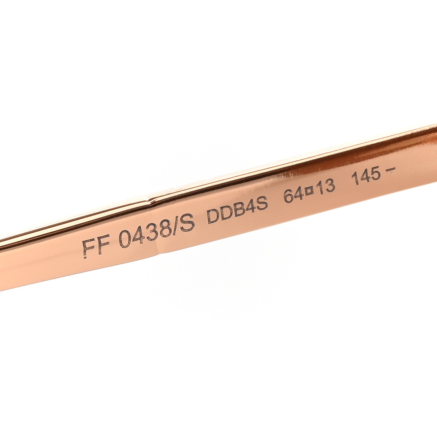 Fendi Metal Sunglasses FF 0438/S Rose Gold 1739028 – FASHIONPHILE