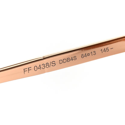 Fendi Metal Sunglasses FF 0438/S Rose Gold 6 of 7
