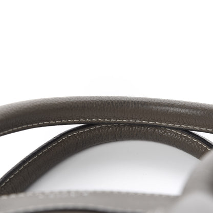Celine Drummed Calfskin Mini Luggage Souris 10 of 10