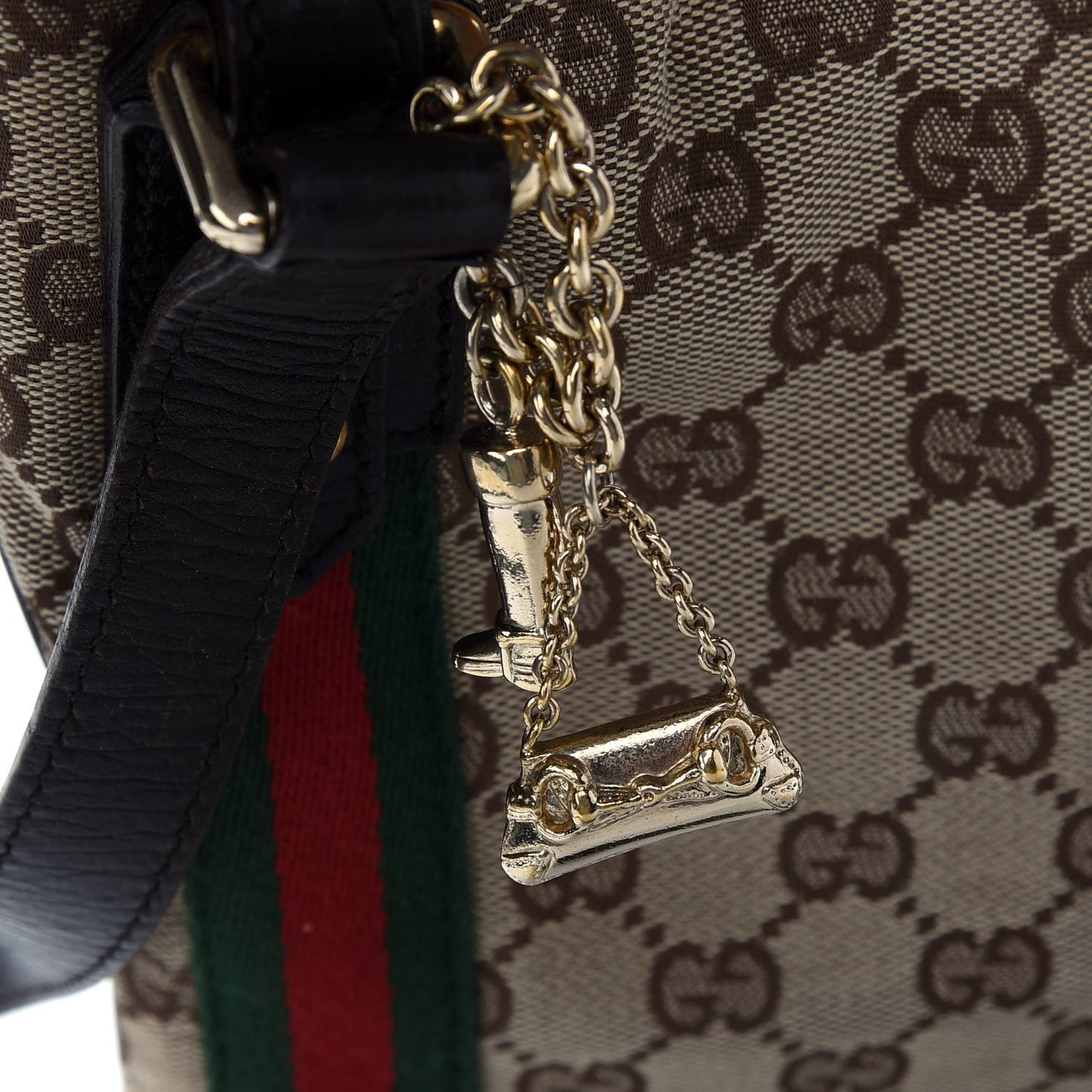 Monogram Web Jolicoeur Charms Messenger Dark Brown