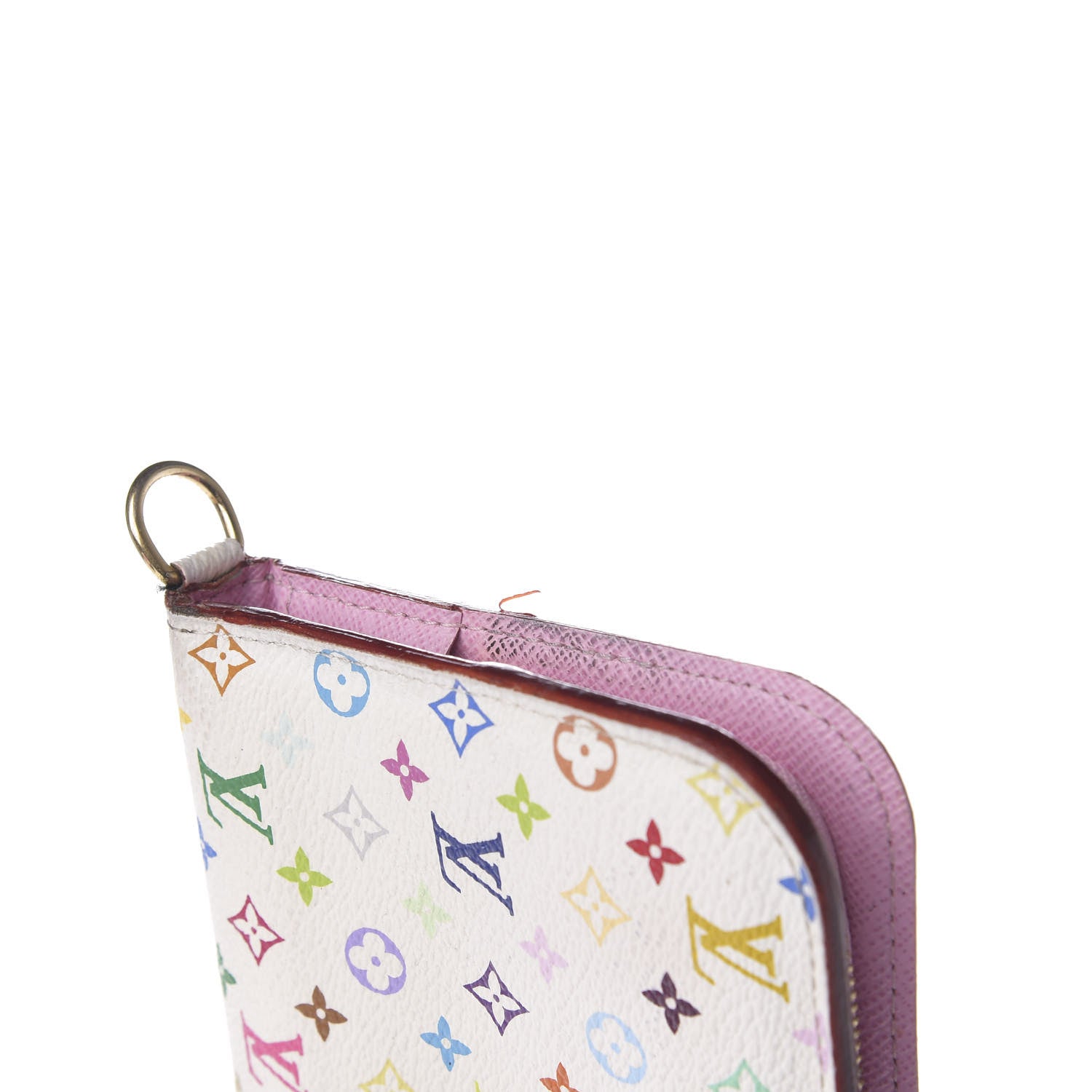 Louis Vuitton Monogram Multicolor Insolite Wallet White Litchi 8 of 8