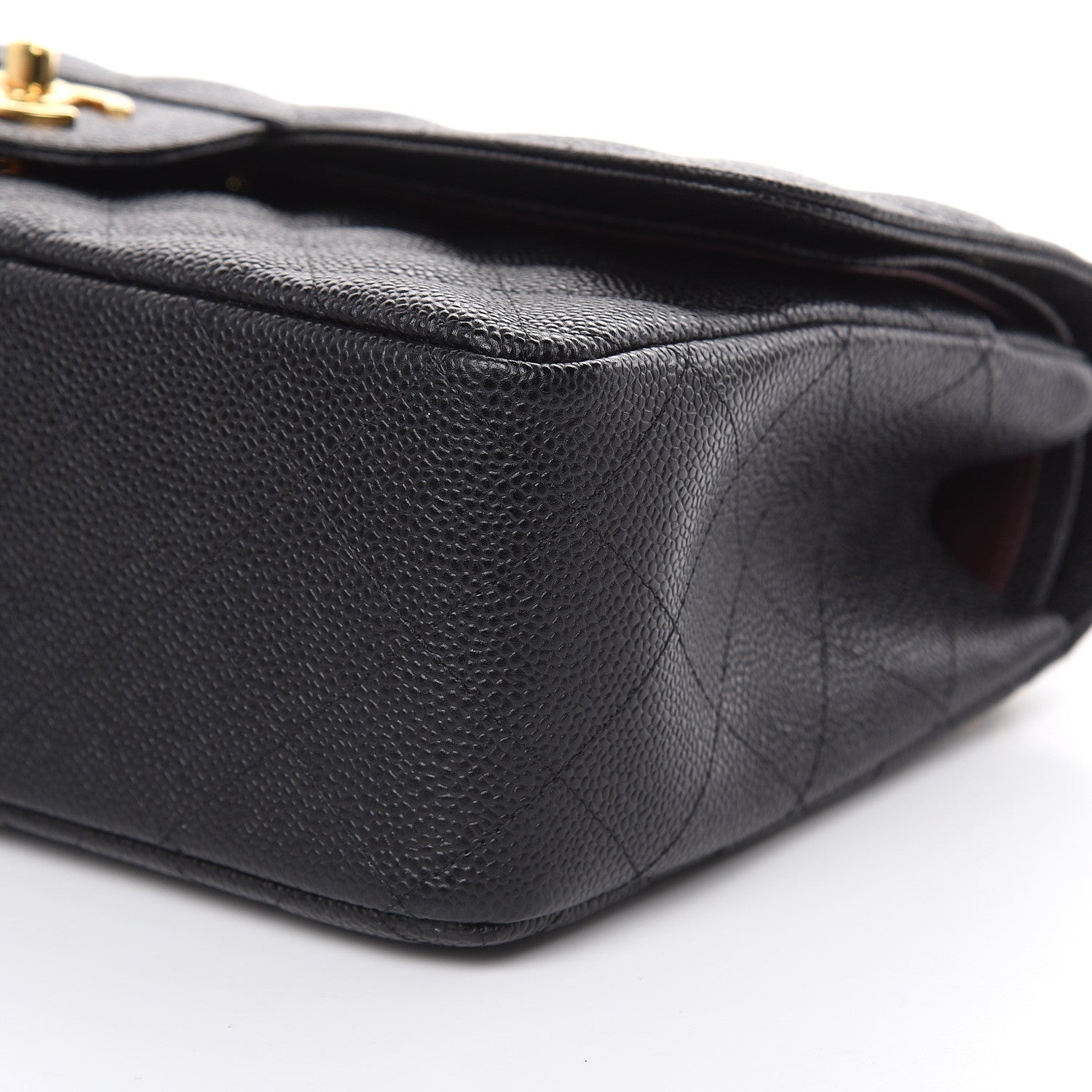 Chanel Caviar Quilted Jumbo Double Flap Black 9 of 9
