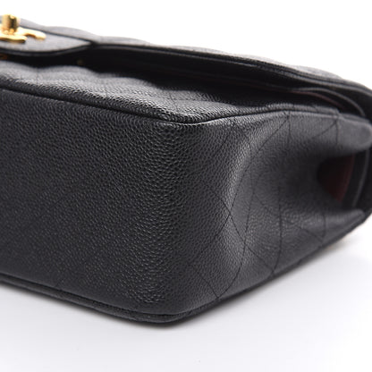 Chanel Caviar Quilted Jumbo Double Flap Black 9 of 9