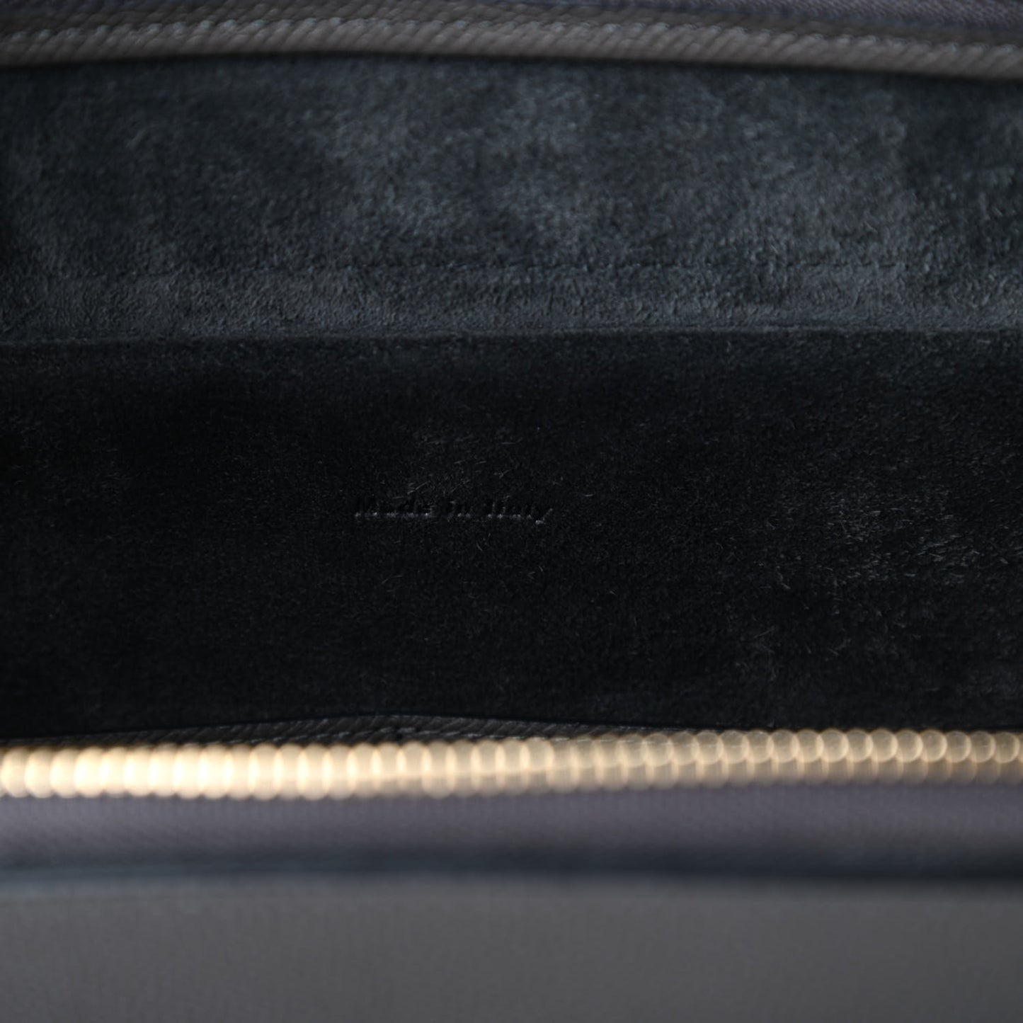 Grained Calfskin Small Belt Bag Grey