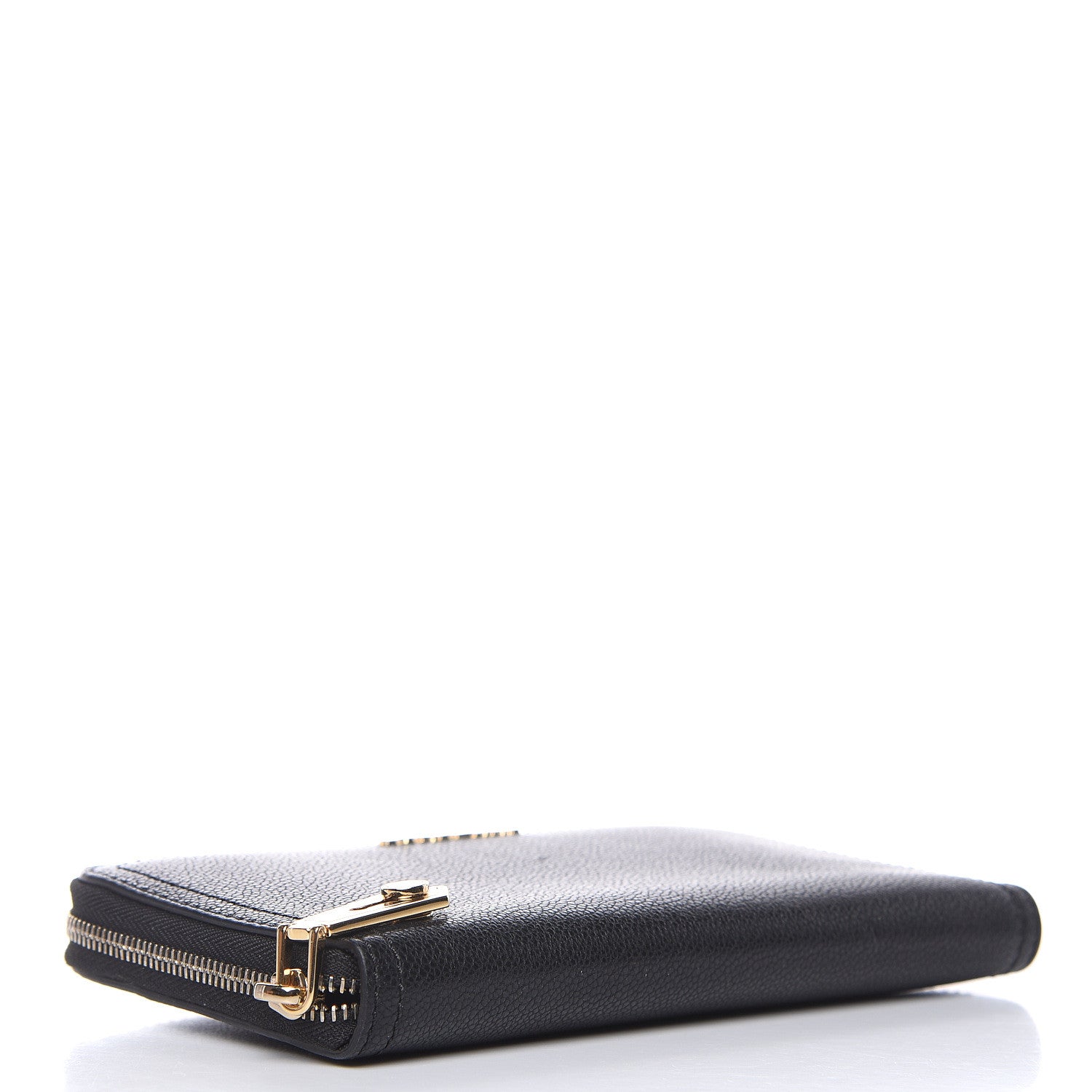 Burberry Soft Grain Calfskin Elmore Zip Around Wallet Black 4 of 8