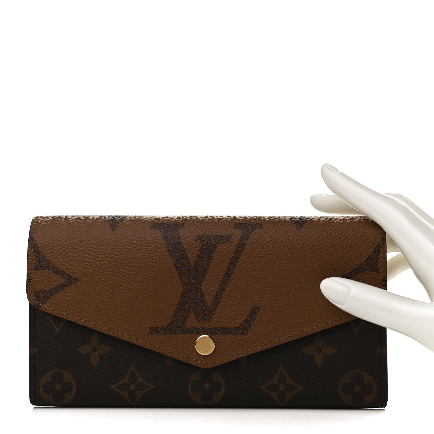 Louis Vuitton Reverse Monogram Giant Sarah Wallet 2 of 9