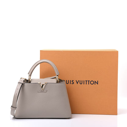 Louis Vuitton Taurillon Capucines BB Galet 9 of 9