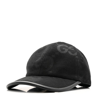 Gucci Monogram Jumbo GG Baseball Hat XS Black 1 of 10