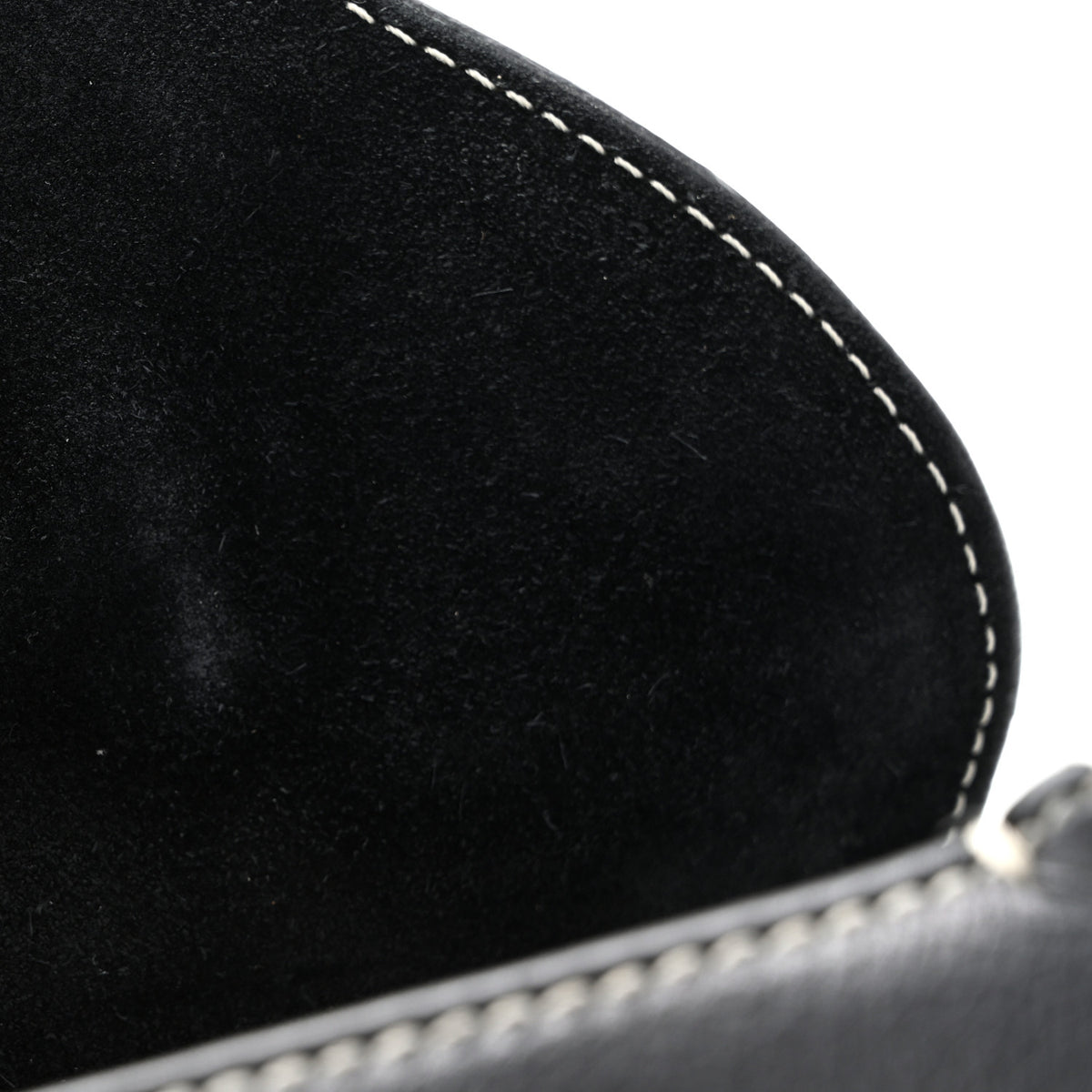 Christian Dior Calfskin Saddle Top Handle Satchel Black 16 of 16