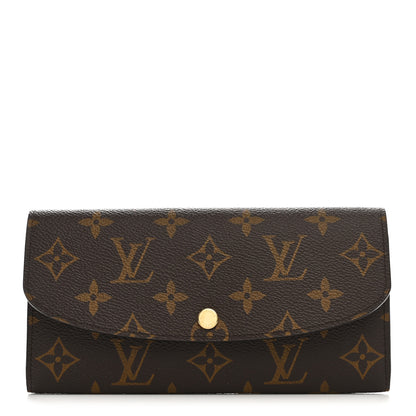 Louis Vuitton Monogram Emilie Wallet Rose Ballerine 1 of 6