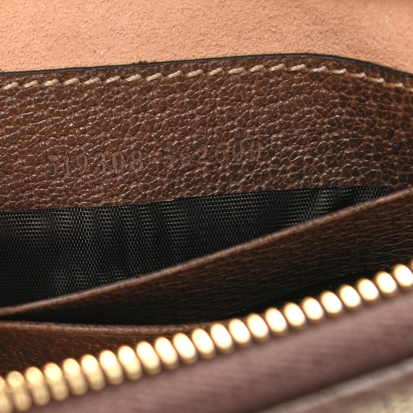 GG Supreme Monogram Ophidia Belted iPhone Case 95 38 Dark Brown