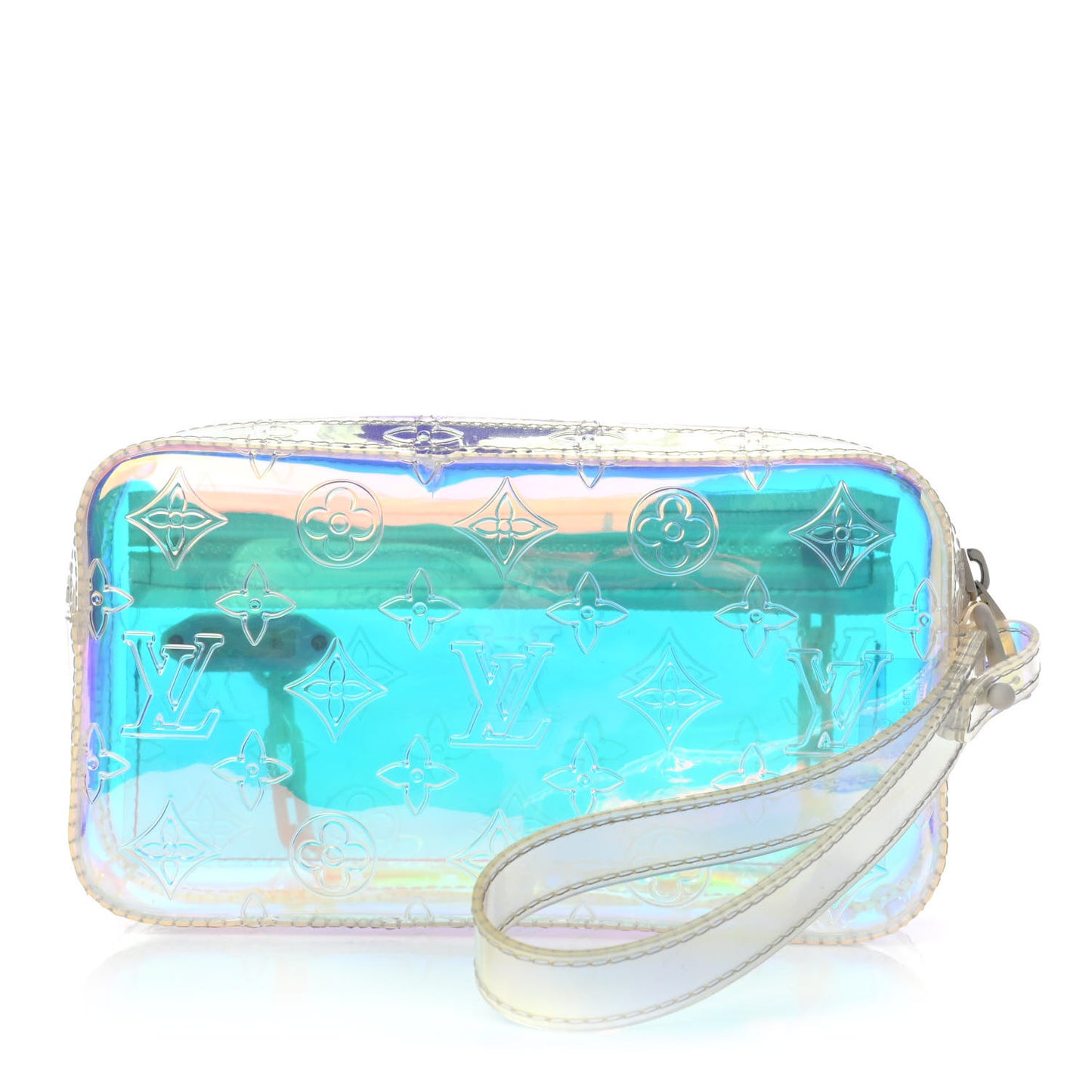 PVC Monogram Pochette Volga Iridescent Prism