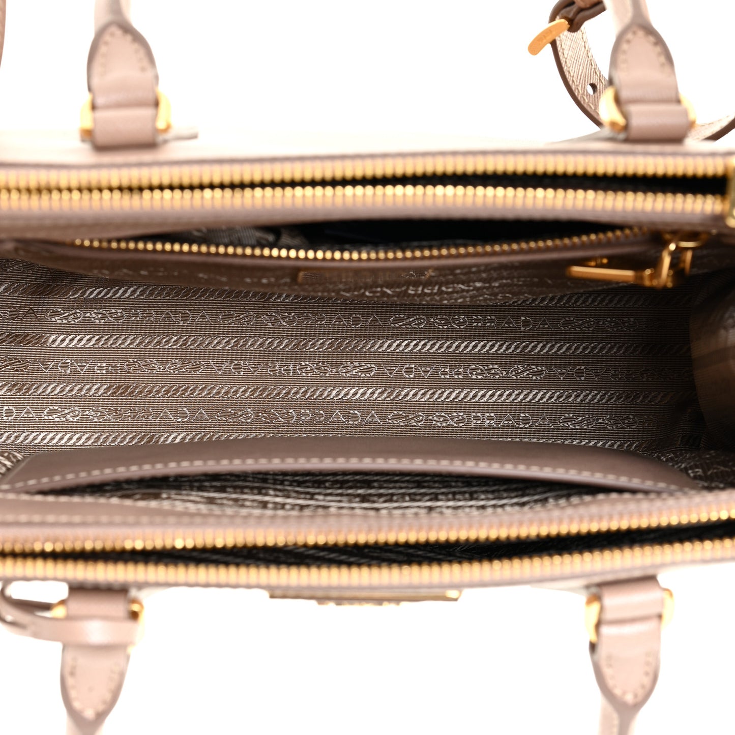 Saffiano Small Galleria Double Zip Tote Cammeo