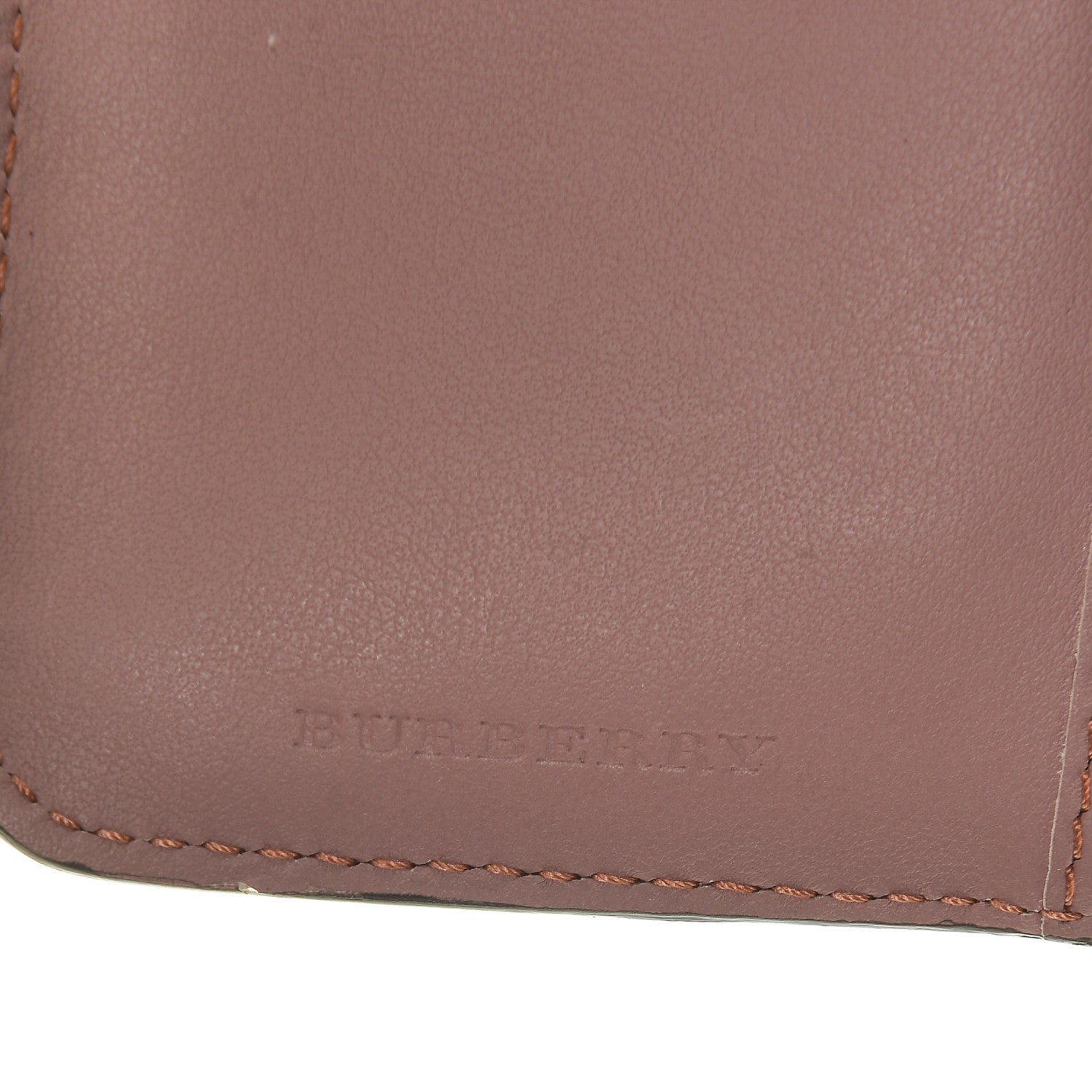 Burberry Grainy Leather Buckle Detail Zip Wallet Dusty Pink 6 of 6