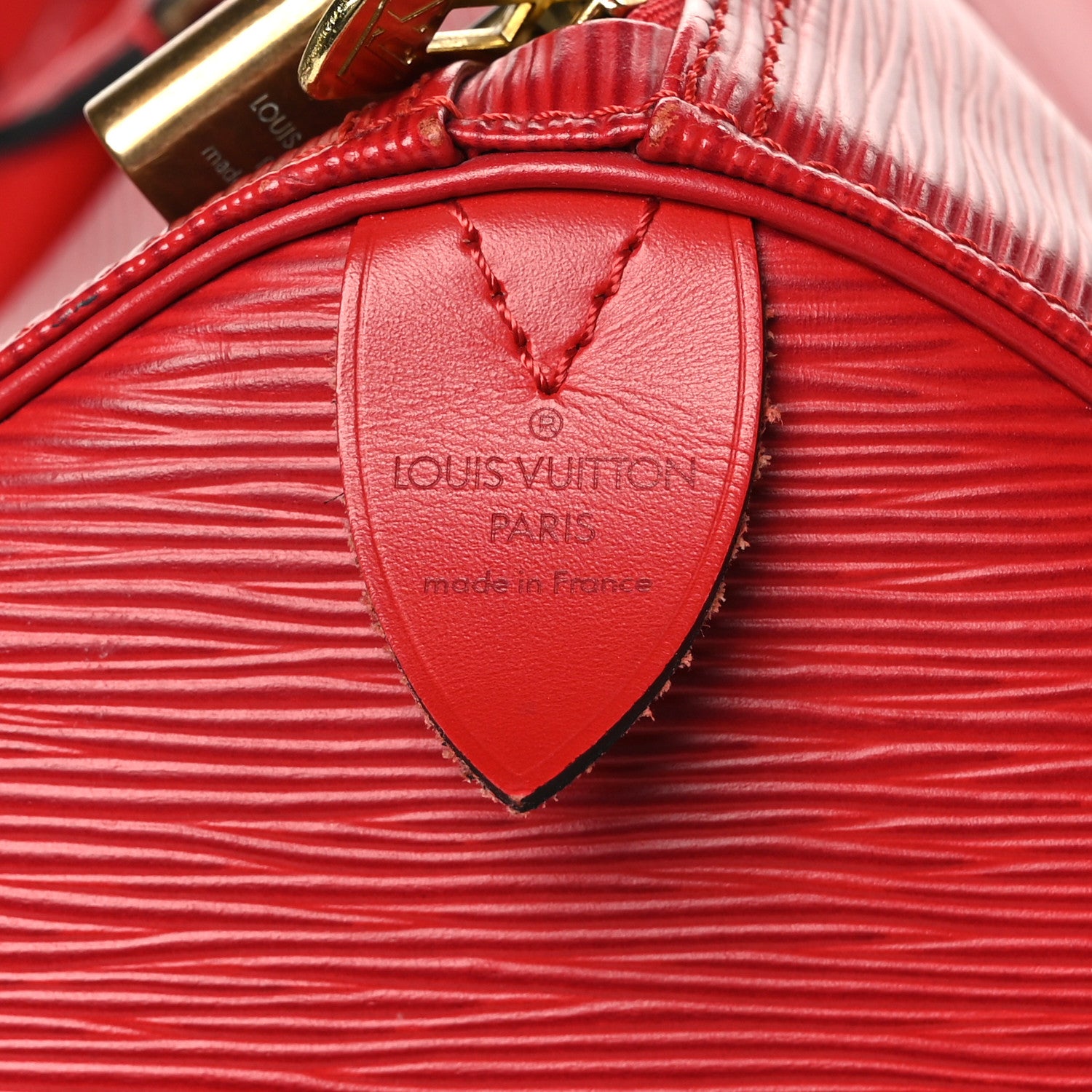 Louis Vuitton Epi Keepall 50 Castillan Red 7 of 13