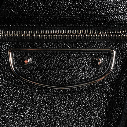 Balenciaga Chevre Silver Metallic Edge Hardware City Black 13 of 13